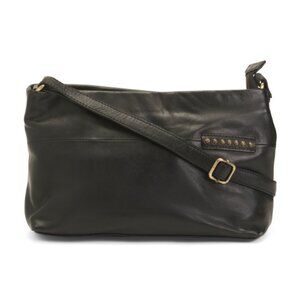 RIVIT Leather Crossbody With Stud Details